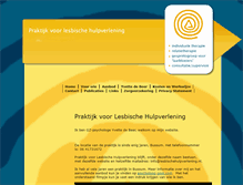 Tablet Screenshot of lesbischehulpverlening.nl